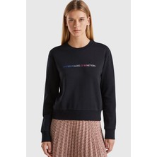 United Colors Of Benetton Kadın Beyaz Sweatshırt Model Kodu: 124A3J68D107Z