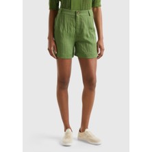 United Colors Of Benetton Kadın Haki Şort Model Kodu: 124P47OZD901C
