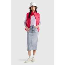 United Colors Of Benetton Kadın Fuşya  Yelek Model Kodu: 2V7EDJ003