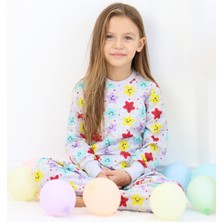 Harika Kids Kız Çocuk Baskılı Ince Basic Pijama Takımı