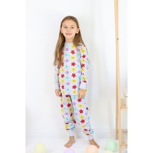 Harika Kids Kız Çocuk Baskılı Ince Basic Pijama Takımı