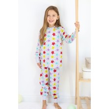 Harika Kids Kız Çocuk Baskılı Ince Basic Pijama Takımı