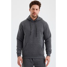 Monox Erkek Kapşonlu 3 Iplik Sweatshirt