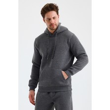 Monox Erkek Kapşonlu 3 Iplik Sweatshirt