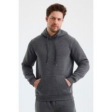 Monox Erkek Kapşonlu 3 Iplik Sweatshirt