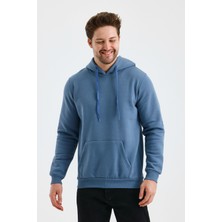 Monox Erkek Kapşonlu 3 Iplik Sweatshirt