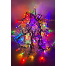 10 Metre Rgb Ip LED Yılbaşı Süsü IP65 Dış Mekan Eklenebilir Beyaz Kablolu Dekoratif LED Işık