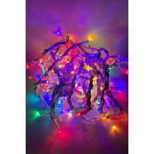 10 Metre Rgb Ip LED Yılbaşı Süsü IP65 Dış Mekan Eklenebilir Beyaz Kablolu Dekoratif LED Işık
