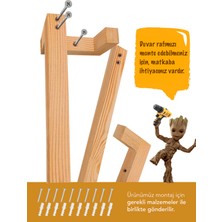 Grootland Ahşap Duvar Rafı