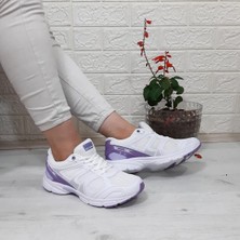 Kinetix Arıon Beyaz-Mor Renk Fuspetli Athletic Koşu Spor Ayakkabı