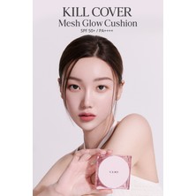 Yoğun Nem ve Işıltı Veren Cushion CLIO Kill Cover Mesh Glow Cushion+Refill Spf50+PA++++ (4 Ginger)