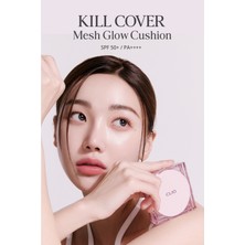 Yoğun Nem ve Işıltı Veren Cushion CLIO Kill Cover Mesh Glow Cushion+Refill Spf50+PA++++ (3 Linen)