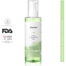 Zaroza & Yüz Temizleme Jeli Glycolic Asit&niacinamide&hyaluronic 200 ml