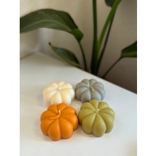 Yeyu Candles Pumpkin Time / 4'Lü Vegan Mum Seti