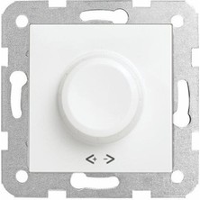 Viko Rotatif Dimmer Rl 600W Çerçevesiz Beyaz Karre