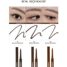 Suya Dayanıklı, Gün Boyu Kalıcı Kalem Eyeliner CLIO Extreme Gelpresso Pencil Liner (05 Mute Brown)