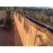 5x5 Krem Gölgelik File %95 Lik Gölgelik Kumaş Kolonlu Kuş Gözlü Çitbrandası Uv Katkılı