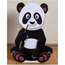 Panda Safari Masaönü Ayaklı Pano
