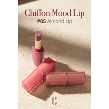 Yumuşak Dokulu, Hafif Mat Görünüm Sunan Ruj CLIO Chiffon Mood Lip (05 Almond Up)