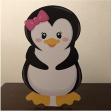 Okart Tasarım Penguen Masaüstü Ayaklı Pano