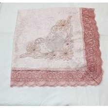 Berkay Sundan Kadife Bohça Kenarı Güpürlü