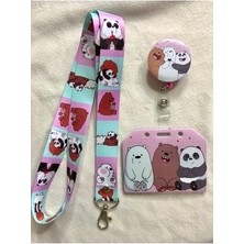 Kafadar Ayılar Boyun Askısı Yoyo ve Kartlık Set