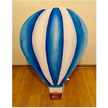 Okart Tasarım Uçan Balon Masaüstü Ayaklı Pano (Mavi - Beyaz)
