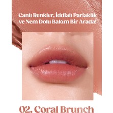 Yoğun Nemlendirme Sunan Vegan Dudak Balmı PERIPERA Ink Mood Glowy Balm (2 Coral Brunch)