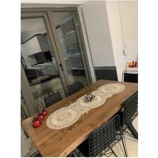 Ahşap Center Ahşap Lüx Kütük Masa Takımı