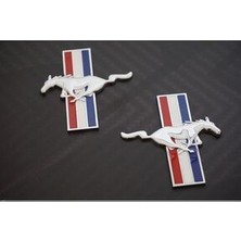 Süslen Mustang Metal Arma - Mustang Döküm Metal Arma Büyük Boy (2 Adet)