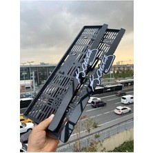 3D Kemal Atatürk Imzalı Yazılı Lüks Pleksi Plakalık - 1 Adet