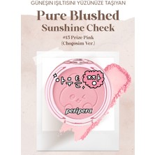 Peripera Pastel Tonlarda Sebum Dengeleyici Toz Allık Peripera Pure Blushed Sunshine Cheek (15 Prize Pink)