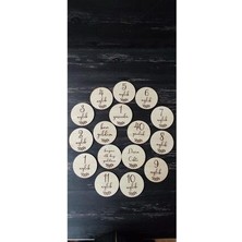 Bebek Fotoğraf Çekimi Ahşap Anı Kartları