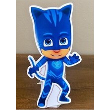 Okart Tasarım Pijamask (Pj Masks) Kedi Çocuk Masaüstü Ayaklı Pano