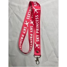 Sky Princess Pilot-Hava Yolları Temalı Boyun Askı Ipi