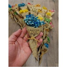 MG Art Decor Küçük Çiçek Buketi Nişan Söz Kına 25 Adet