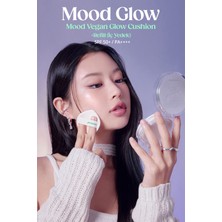 Doğal Işıltı Sağlayan Vegan Cushion PERIPERA Mood Vegan Glow Cushion SPF50+ PA++++ (1 Pure)