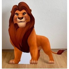 Okart Tasarım Aslan Kral Masaönü Ayaklı Pano