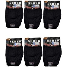 6'li Erkek Penye Boxer