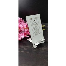 Sevgililer Günü Ahşap Telefon Tutucu