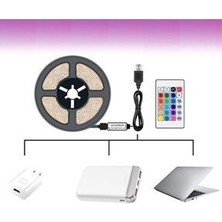 Cata CT-4566 Rgb Tv Televziyon Arkası LED Şerit Set 3 Metre Aydınlatma Işık Kumandalı USB Girişli