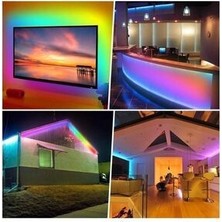 Cata CT-4566 Rgb Tv Televziyon Arkası LED Şerit Set 3 Metre Aydınlatma Işık Kumandalı USB Girişli
