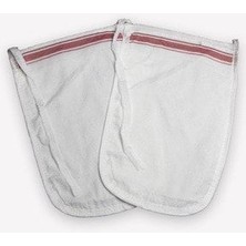 Banyo ve Hamam Kesesi Beyaz 2li