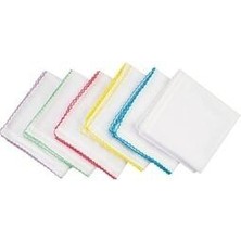 Pamuk Tülbent Iç Örtüsü 6 Adet 80X80CM