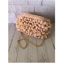 Örgü Burslu Puffy Çanta
