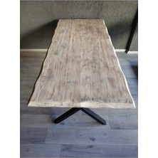 Ahşap Kütük Yemek Masası