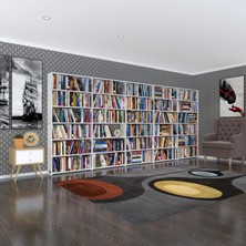 Kenz Life Kenzlife 6 Katlı 5 Bölme Çift Bölme Kitaplık