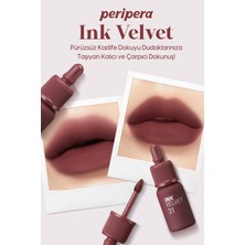 Peripera Yüksek Pigmentli, Kadife Görünümlü, Gün Boyu Kalıcı Tint Peripera Ink Velvet (31 Wine Nude)