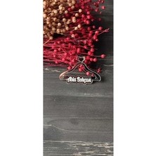 Hoby Shop Pleksi Abla Bohçası Yazısı Gümüş(1 Adet)