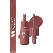 Yüksek Pigmentli, Kadife Görünümlü, Gün Boyu Kalıcı Tint PERIPERA Ink Velvet (29 Cocoa Nude)